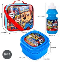 4160-1584: Paw Patrol 3 Piece Lunch Set